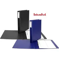 Biurfol Classeur pour dossiers personnels 2R, 4 cm, noir -