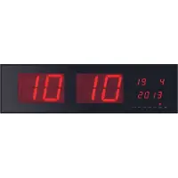 Perel Horloge murale avec affichage LED