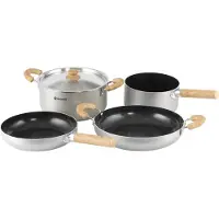Outwell Feast Ceramic Xl Cooking Set Argenté