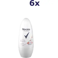 Rexona 6 déodorants en roll-on de 50 ml « Stay Fresh » aux fleurs blanches et au litchi