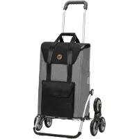 Andersen Shopper Valisette 'Senta ' marron / gris clair / noir