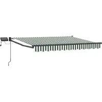 vidaXL Store à bras articulés manuel avec LED, 3 x 2,5 m