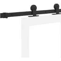 vidaXL Porte coulissante ORKDAL, 83 x 202 cm, en bois massif de pin et verre