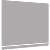 vidaXL Tissu de remplacement pour store, gris clair, 4 × 3,5 m, polyester