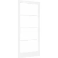 vidaXL Porte d'intérieur ORKDAL, apprêtée en blanc, 93 x 202 cm