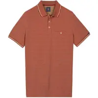 Baileys Modern Fit Polo manches longues rouge, Unicolore