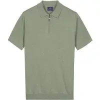 Baileys Modern Fit Polo en maille vert, Unicolore