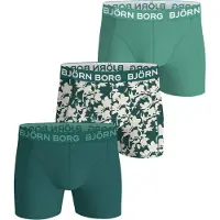 Björn Borg Boxer-shorts Lot de 3 Vert