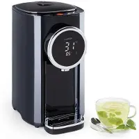 Klarstein Hot Spring Plus Distributeur d'eau chaude 5 litres 45 à 95°C inox noir