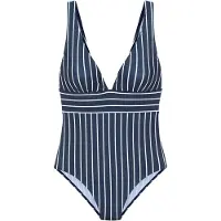 s.Oliver Maillot de bain bleu foncé / blanc