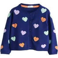 Next Cardigan bleu marine / menthe / orange