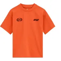 We fashion T-Shirt brun foncé / corail