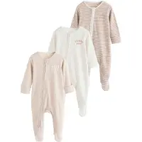 Next Pyjama beige clair / beige foncé / noisette