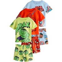 Next Pyjama bleu clair / jaune / vert / rouge
