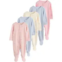 Next Pyjama beige / bleu clair / rose / noir