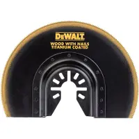 DeWalt Lame titanium Ø100 mm pour Multicutter - semi-circulaire à moyeu déporté - DT20711-QZ