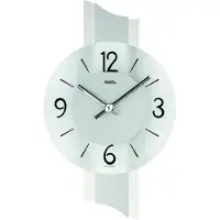 AMS Horloge murale à quartz, mouvement à quartz, 23x40x6cm, 9394