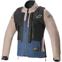 Alpinestars Veste Techdura Falcon Brown Night Navy, Taille: XXL