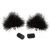 Rycote Paire de bonnettes Ristretto Lavalier noir