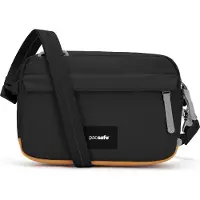 Pacsafe sac à épaule bandoulière Go Crossbody Bag Jet Black noir