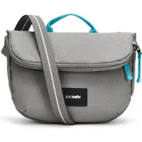 Pacsafe Sac à bandoulière 'GO' bleu cyan / pierre / noir / blanc