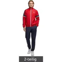 Sergio Tacchini Ensemble de survêtement 2 pièces Cryo pour homme - Tenue de sport tendance, idéale pour le fitness (réf. 41532) Bleu/Rouge