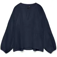 Vero Moda Chemisier 'VMNatali' bleu foncé
