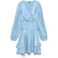 Vero Moda Robe de cocktail 'VMPolly' turquoise