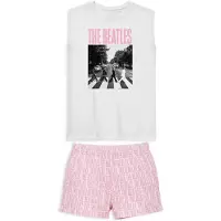 Gisela Pyjama Sans Manches Photographic Technique Print The Beatles Collection