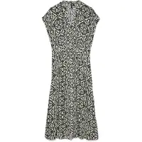Vero Moda Robe-chemise 'VMMENNY' beige / noir / blanc