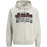 Jack & Jones Logo 2 Col Hoodie Blanc L Homme
