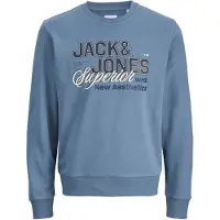 Jack & Jones Junior Sweat bleu / noir / blanc