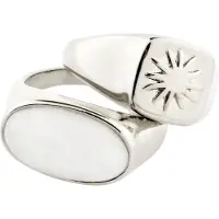 Pilgrim Bague ' Prism ' argent