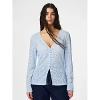 Pieces Cardigan 'PCBaisy' bleu clair