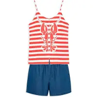 Gisela Pyjama Sans Manches Lobster Print In&out