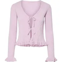 Pieces Cardigan 'PCRagnhild' orchidée