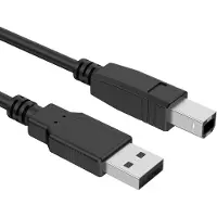 Force Power Cable Imprimante USB A/B 2.0 3m Noir