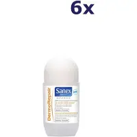 Sanex Lot de 6 déodorants à bille - 50 ml Dermo Repair