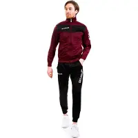 Givova XL rouge foncé/noir (granata/nero) | Tuta Visa Survêtement