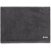 BOSS Tapis de bain en coton avec logo brodé contrastant