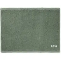 BOSS Tapis de bain en coton avec logo brodé contrastant