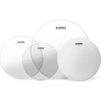 Evans G2 Clear Rock Tom Pack (10" 12" 16") & 14" HD Dry Snare