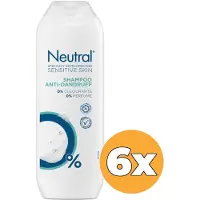 Neutral 6 x Shampooing neutre – Anti-pelliculaire 250 ml