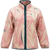 Peak Performance - Polaire sherpa zippée - W Graphic Pile Jacket Topo Swirl pour Femme - Taille L - Rose