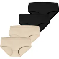Schiesser Culotte ' Invisible Cotton ' sable / noir
