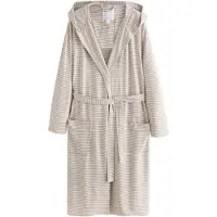 Next Robe de chambre beige foncé / blanc cassé