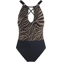 Lingadore Maillot de bain marron / noir