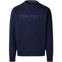 Hackett London pour homme. HM5800092 Sweat-shirt Heritage navy (XXL), Casuel, Coton, Marine