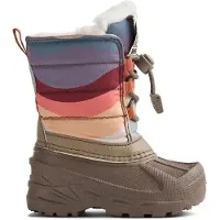 Wheat Bottes de neige 'Aleex' brocart / violet foncé / pêche / lie de vin