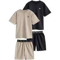 Next Pyjama beige / noir / blanc